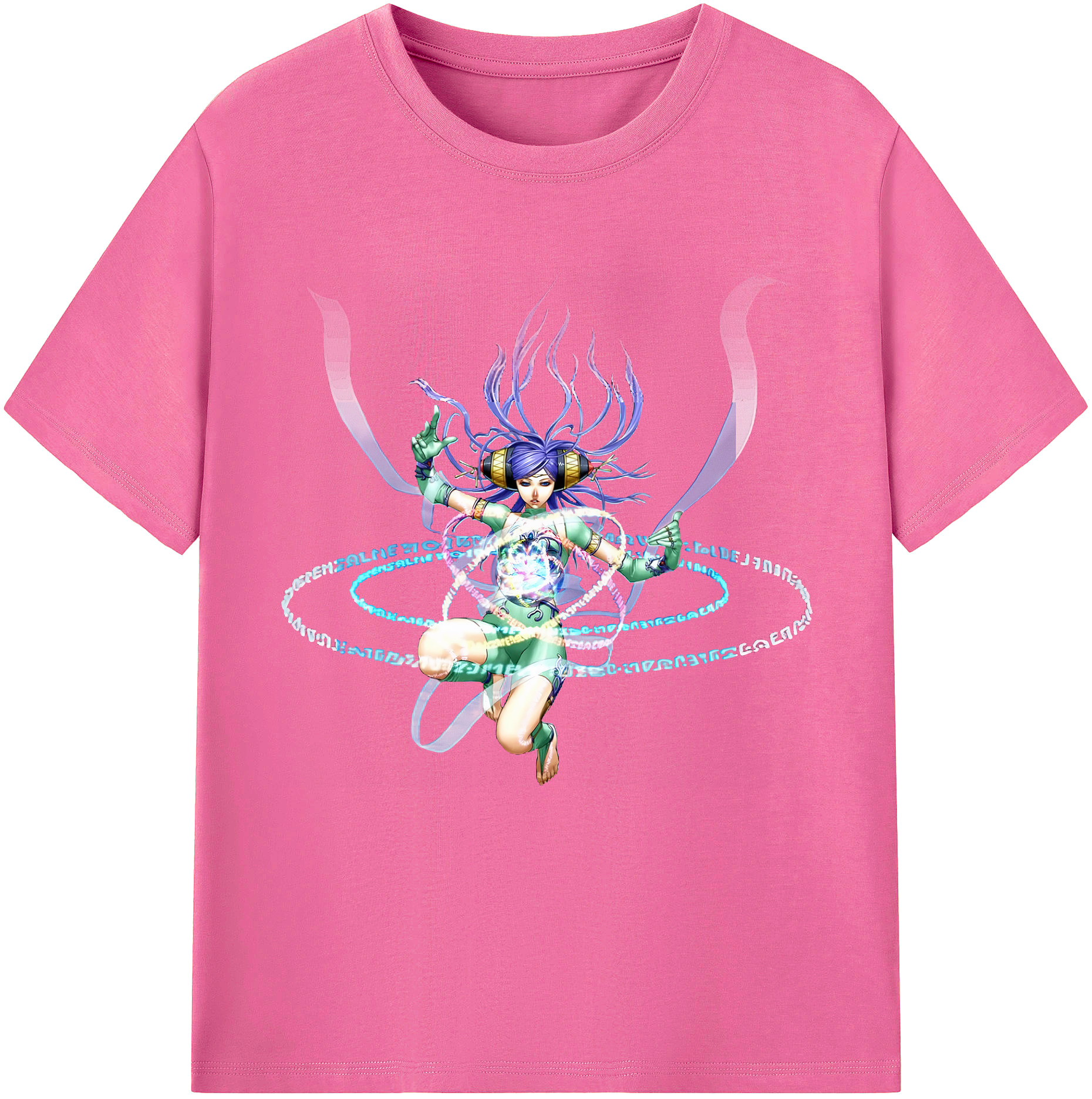 （画像用） 遊☆戯☆王 Yu-Gi-Oh! レディースカジュアルプリントTシャツ（綿100％）